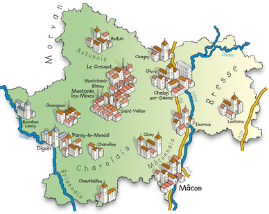 saône et loire région